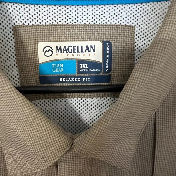 Magellan Men’s Long Sleeve Fish Gear Shirt size 3XL - Picture 4 of 5
